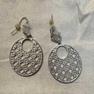 Elegant Silver Filigree Earrings